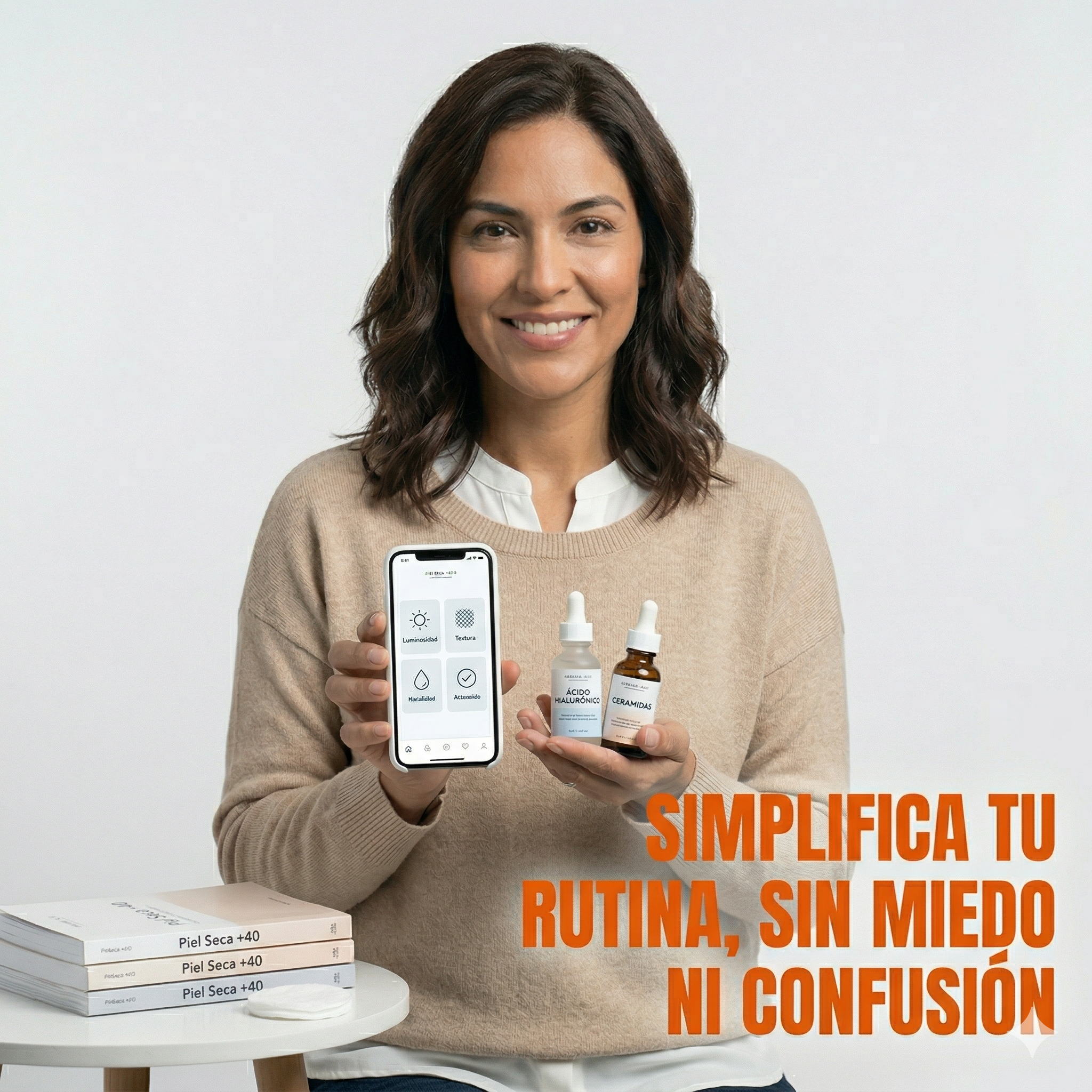 PIEL ACARTONADA :Guia practica para mantener tu piel hidratada y luminosa despues de los 40